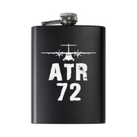 Thumbnail for ATR-72 & Plane Designed Stainless Steel Hip Flasks