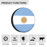 Thumbnail for Argentina Flag Designed Tire Cover Cases