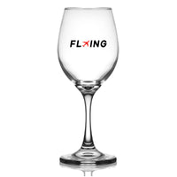 Thumbnail for Flying Designed Wine Glasses
