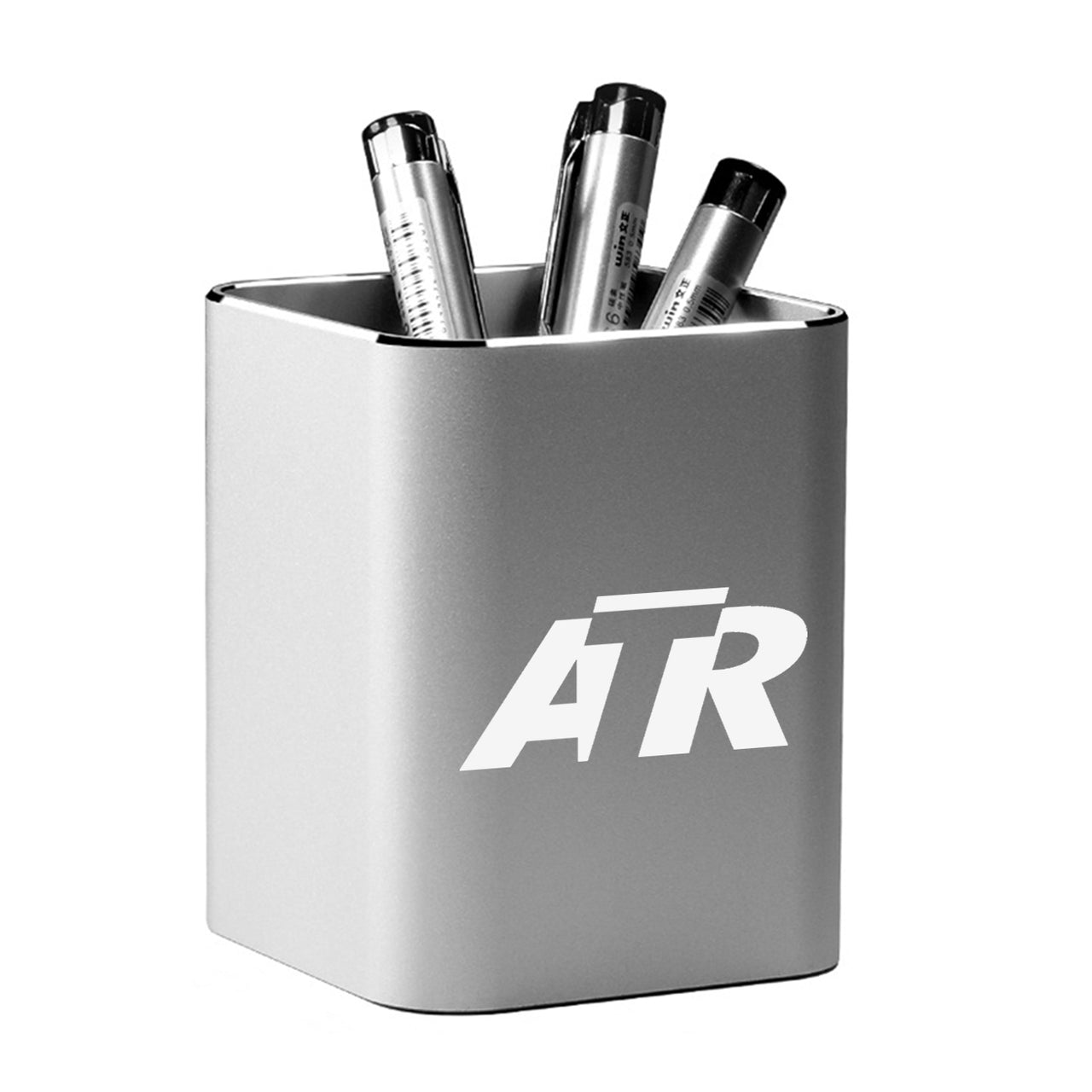 ATR & Text Designed Aluminium Alloy Pen Holders
