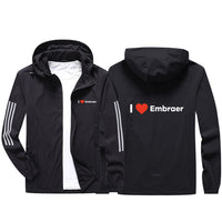 Thumbnail for I Love Embraer Sport & Running Jackets