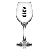 Thumbnail for A310 Text Designed Wine Glasses