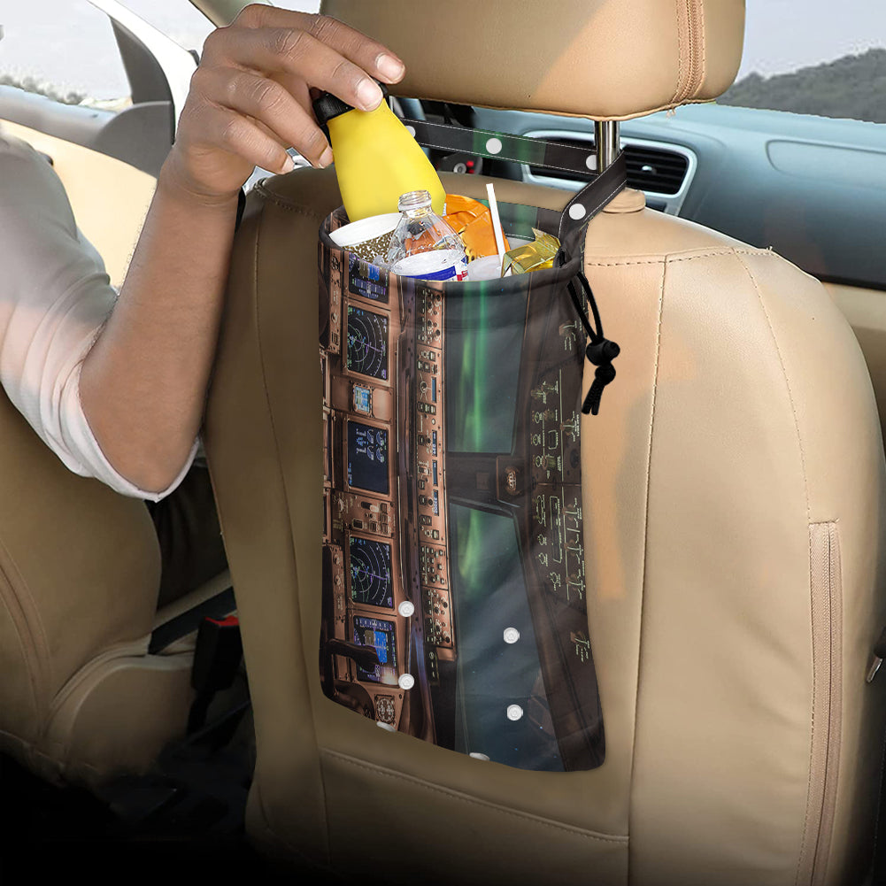 Boeing 777 Cockpit-Horizontal Designed Car Folding Garbage Bags