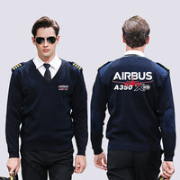 Thumbnail for Amazing Airbus A350 XWB Designed Wool Pilot Sweaters