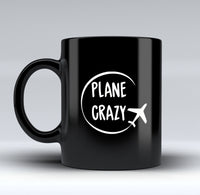 Thumbnail for Plane Crazy Designed Black Mugs