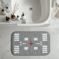 Thumbnail for Special Runway (Gray) Designed Bath Mats