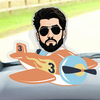 Thumbnail for Flying Time & Junior Pilot Custom Automatic Shaking Head Decorations Personalized Acrylic