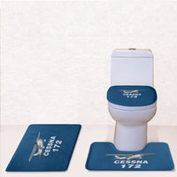 Thumbnail for The Cessna 172 Designed Toilet Seat Cover Three-piece Set