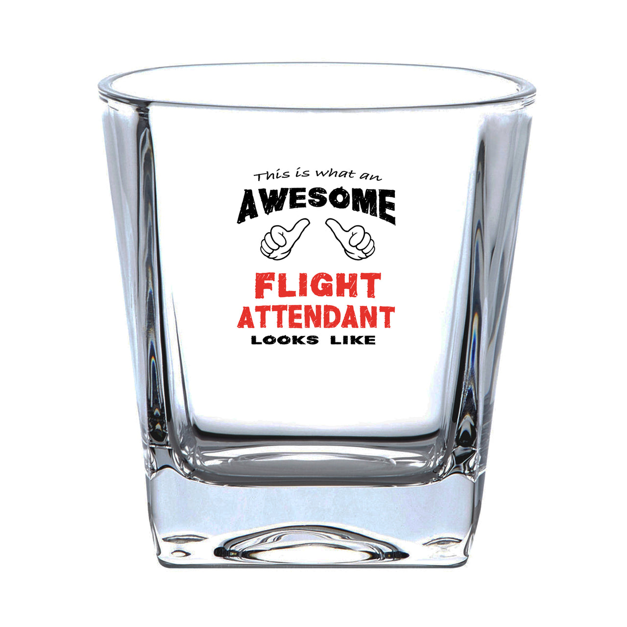 Flight Attendant Designed Whiskey Glass