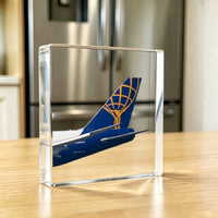 Thumbnail for Atlas Air Tail Logo Crystal Ornament
