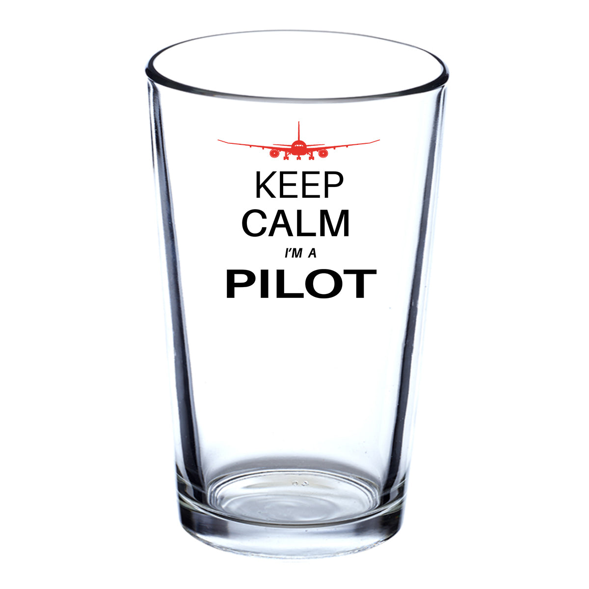 Pilot (777 Silhouette) Designed Beer & Water Glasses