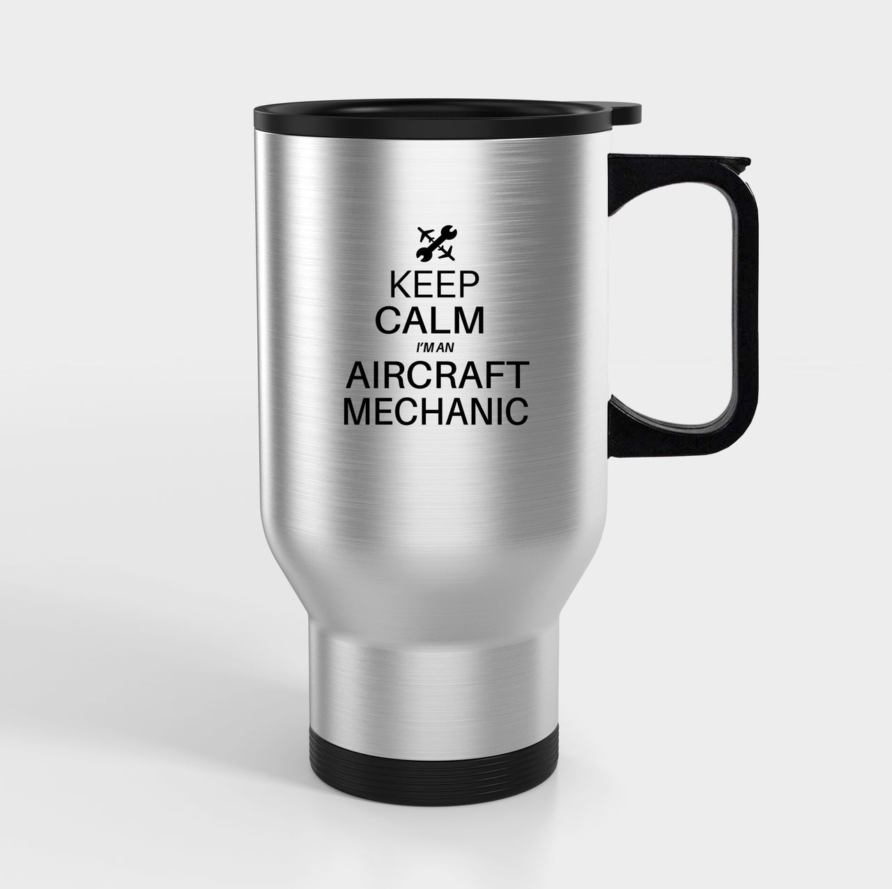 Aircraft Mechanic Designed Travel Mugs (With Holder)
