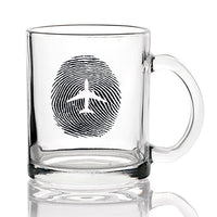 Thumbnail for Aviation Finger Print Designed Coffee & Tea Glasses