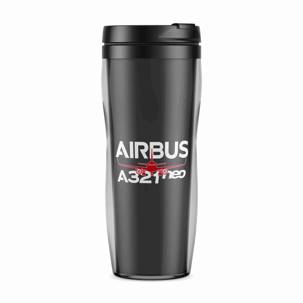 Amazing Airbus A321neo Designed Plastic Travel Mugs