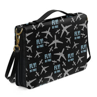 Thumbnail for Fly Be Free Black2 Designed PU Accessories Bags Strap Style
