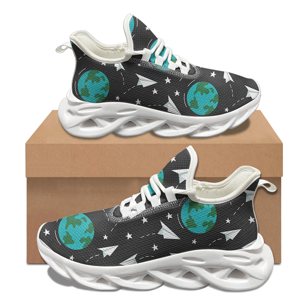 Paper Planes & Earth Designed Sports Running Jogging Shoes