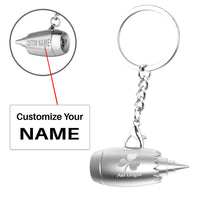 Thumbnail for Aer Lingus Airlines Jet Engine Turbine Key Chains