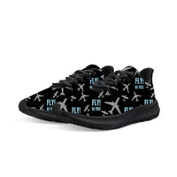 Thumbnail for Fly Be Free Black Designed Breathable Sport Shoes