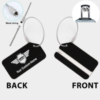 Thumbnail for Custom Name (Badge 5) Designed Fashion Metal Luggage Tags