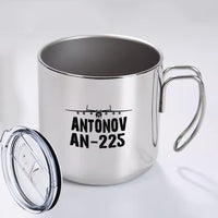 Thumbnail for Antonov AN-225 & Plane Designed Stainless Steel Portable Mugs
