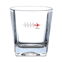 Thumbnail for Aviation Heartbeats Designed Whiskey Glass