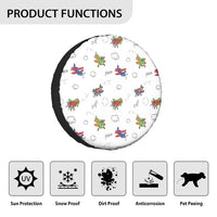 Thumbnail for Colorful Cartoon Planes 2 Designed Tire Cover Cases