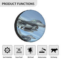 Thumbnail for Two Fighter Jets  Designed Tire Cover Cases