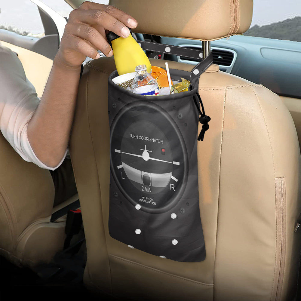 Airplane Instruments-Turn Coordinator Designed Car Folding Garbage Bags