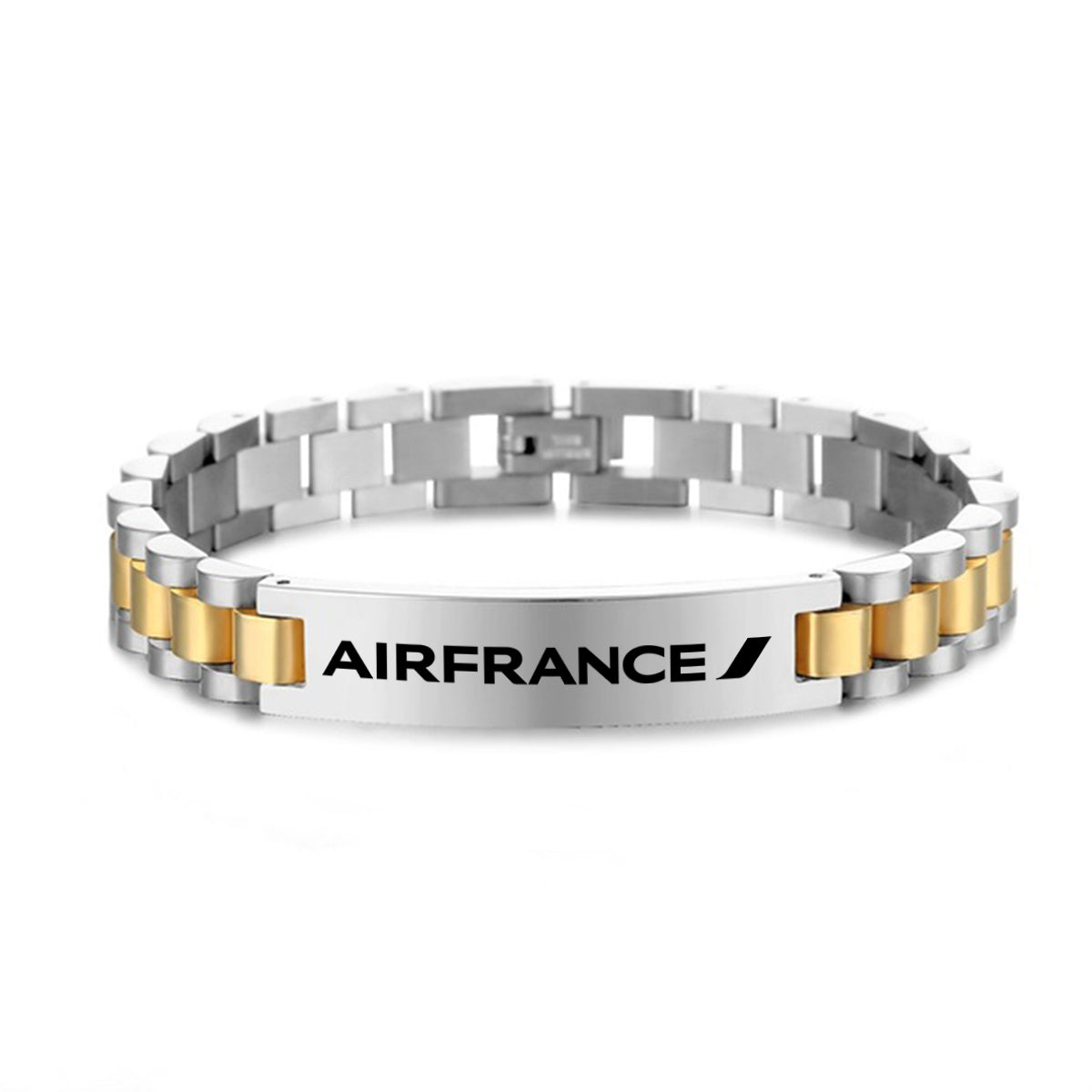 Air France Airlines Designed Stainless Steel Chain Bracelets
