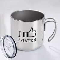Thumbnail for I Like Aviation Designed Stainless Steel Portable Mugs
