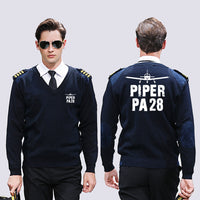 Thumbnail for Piper PA28 & Plane Designed Wool Pilot Sweaters