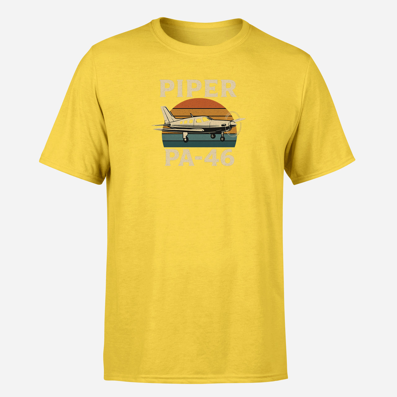 Retro Piper PA-46 Design Super Quality T-Shirts