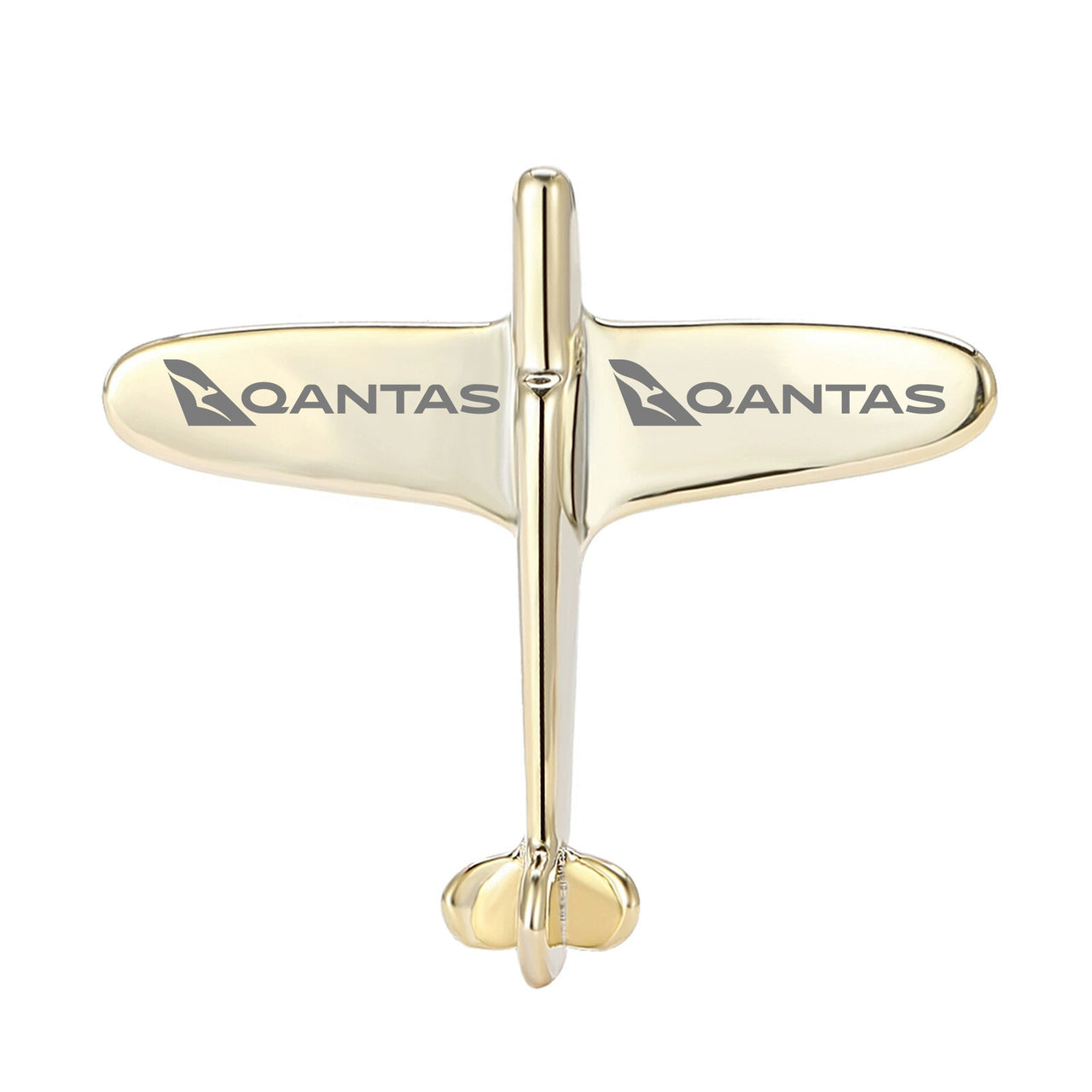 Qantas Airways Airlines Designed Airplane Shape Brooches