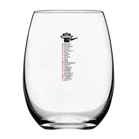 Thumbnail for Aviation Alphabet Designed Water & Drink Glasses