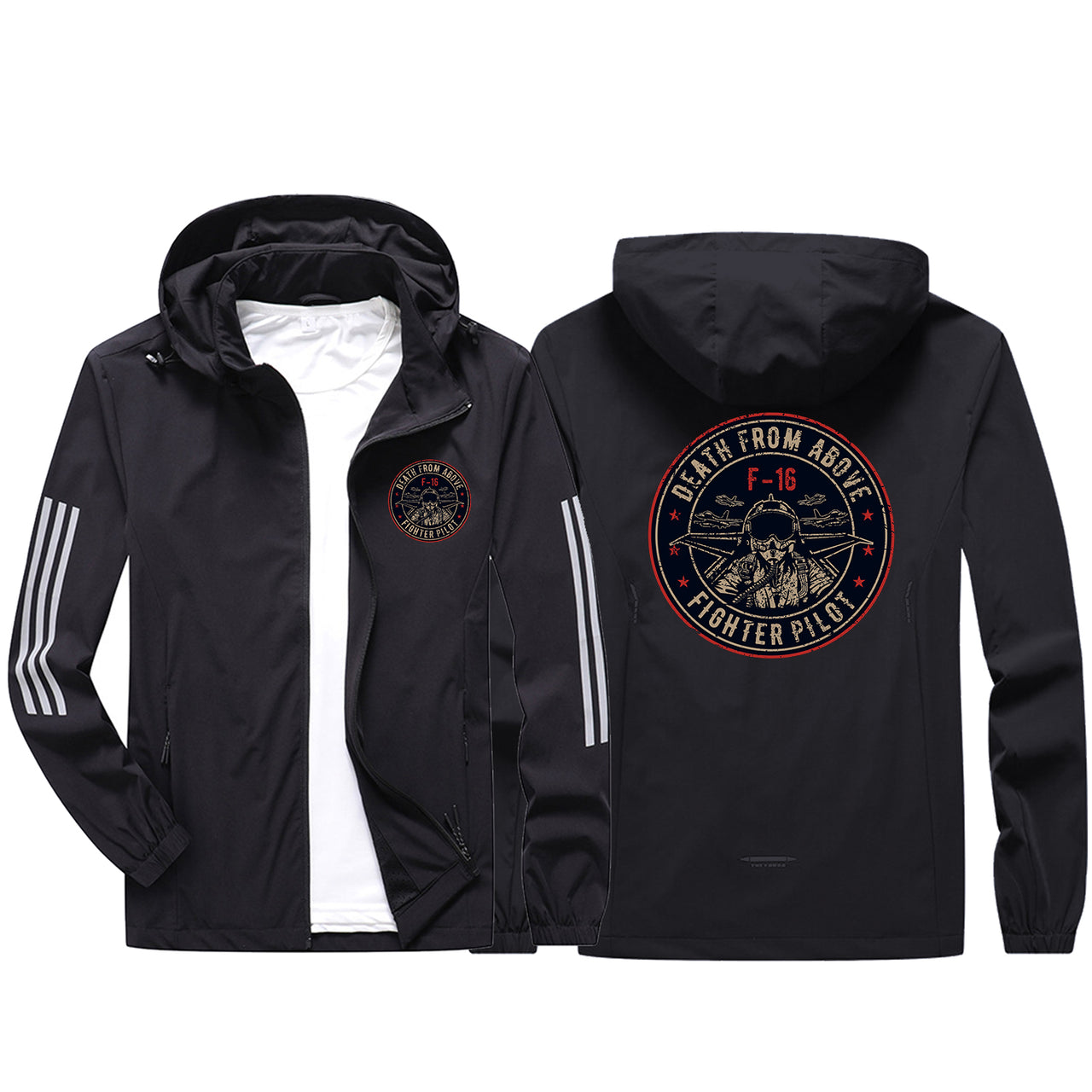 Fighting Falcon Jet 16 - Death From Above Sport & Running Jackets