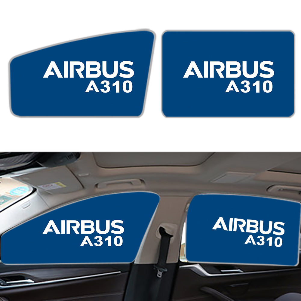 Airbus A310 & Text Designed Car Sun Shade (Side window)