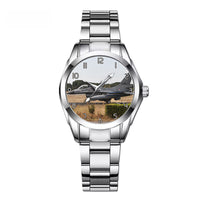 Thumbnail for Fighter Jet 16 From Side Designed Stainless Steel Band Watches