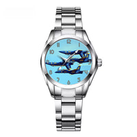Thumbnail for US Navy Blue Angels Designed Stainless Steel Band Watches