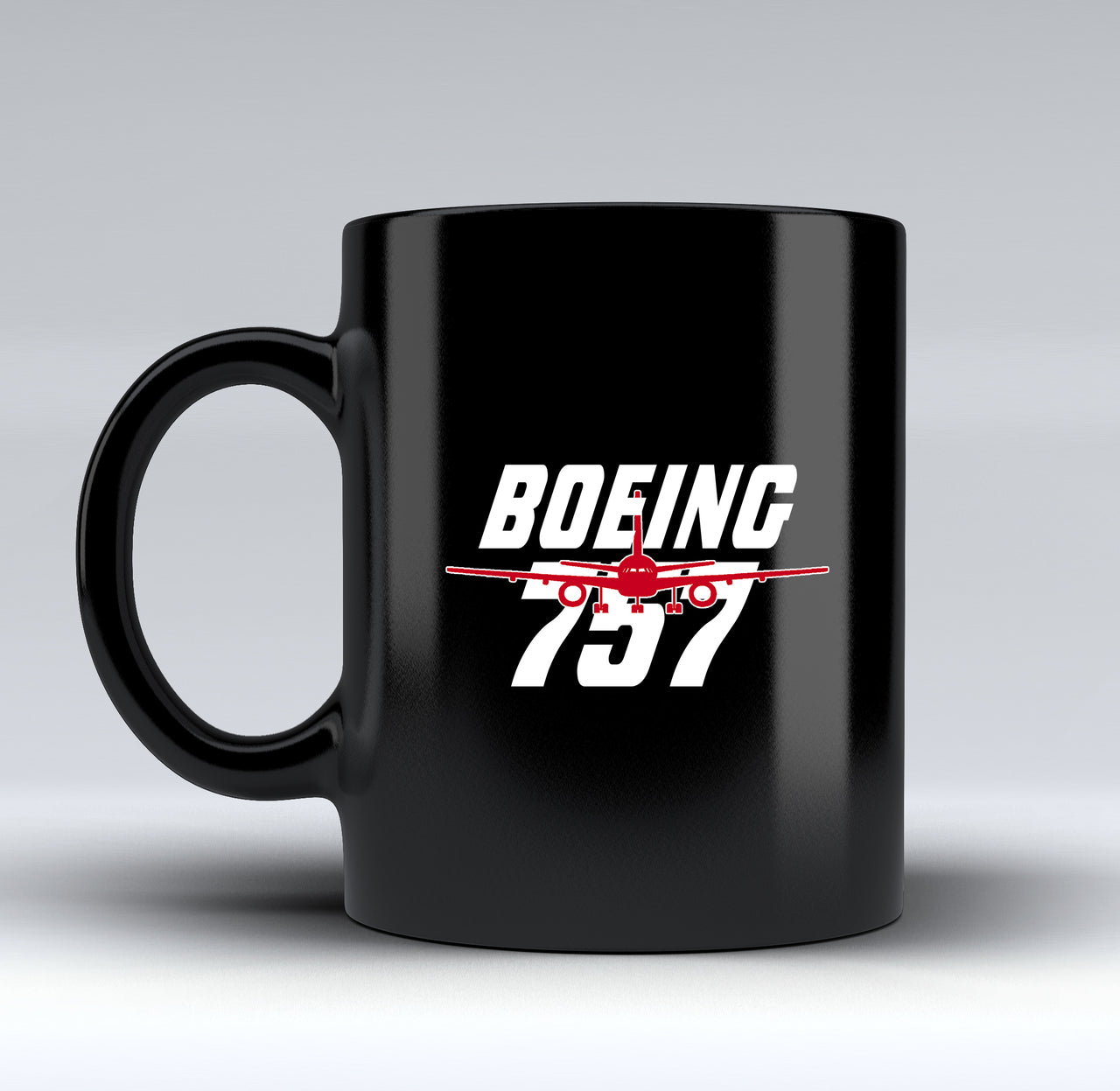 Amazing Boeing 757 Designed Black Mugs