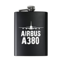 Thumbnail for Airbus A380 & Plane Designed Stainless Steel Hip Flasks