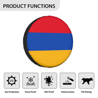 Thumbnail for Armenia Flag Designed Tire Cover Cases