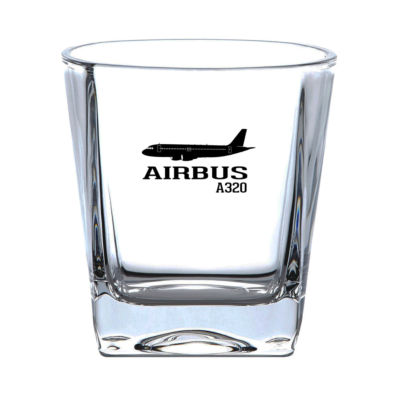 Airbus A320 Printed Designed Whiskey Glass