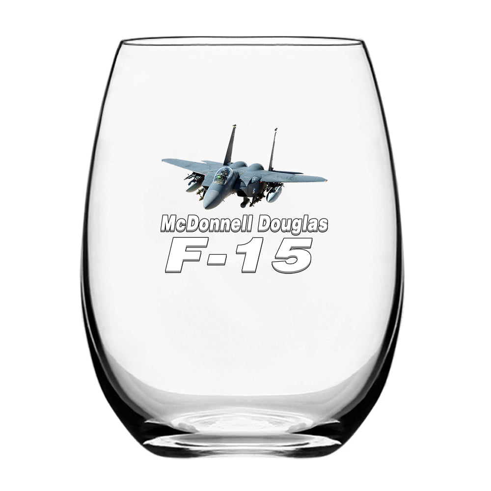 The McDonnell Douglas F15 Designed Water & Drink Glasses