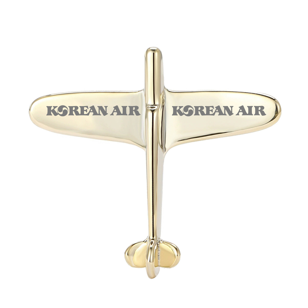 Korean Airlines Designed Airplane Shape Brooches