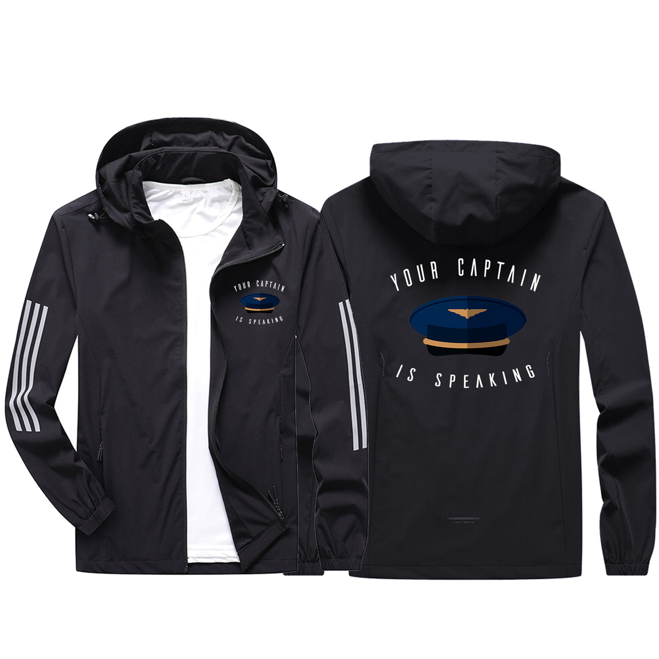 Your Captain Is Speaking Sport & Running Jackets