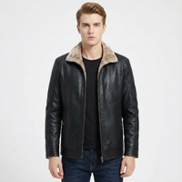 Thumbnail for PU & Faux Leather Winter Style Pilot Bomber Jackets