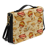 Thumbnail for Graphical Travel 2 Designed PU Accessories Bags Strap Style