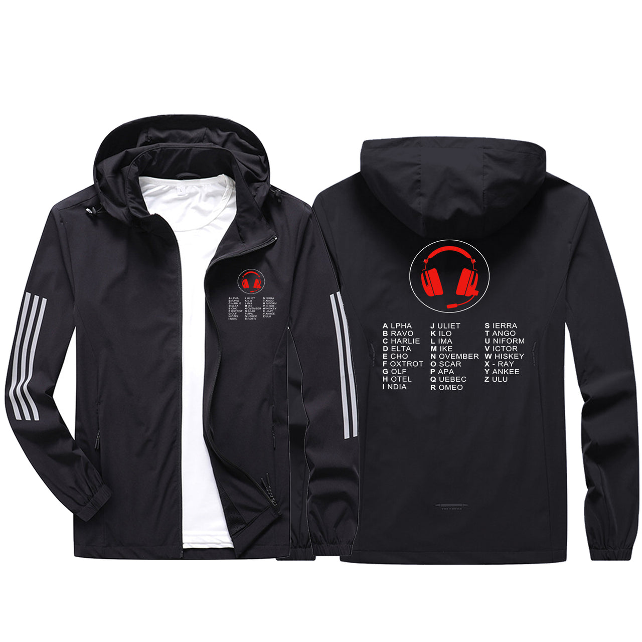 Aviation Alphabet 3 Sport & Running Jackets