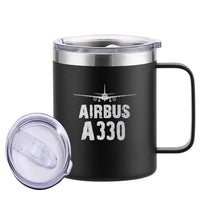 Thumbnail for Airbus A330 & Plane Designed Stainless Steel Laser Engraved Mugs