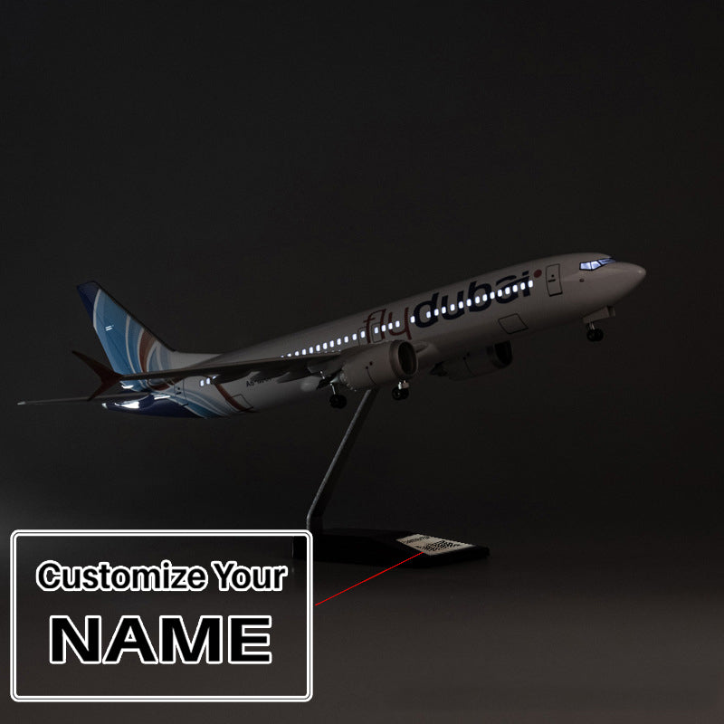 Fly Dubai Airline Boeing 737 MAX (Special Edition 47CM) Airplane Model